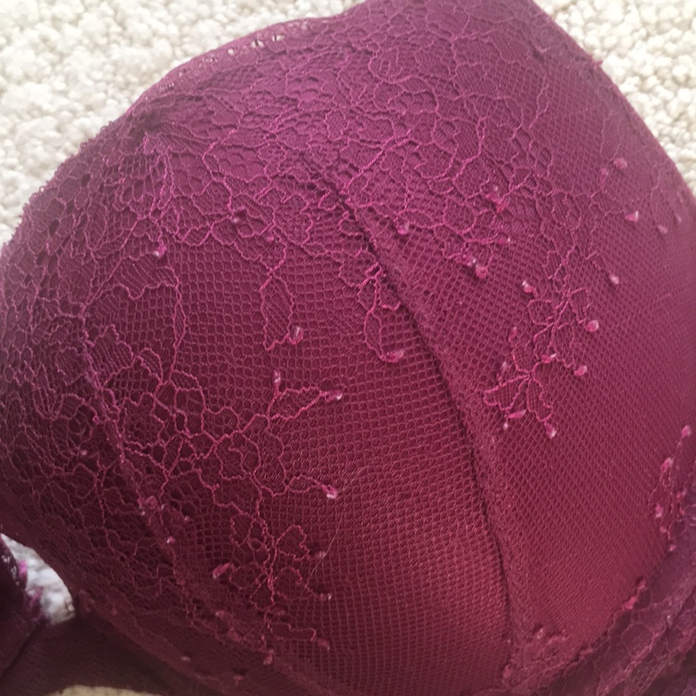 Victoria Secret Very Sexy Push-Up Burgundy/Purple 32DD Bra